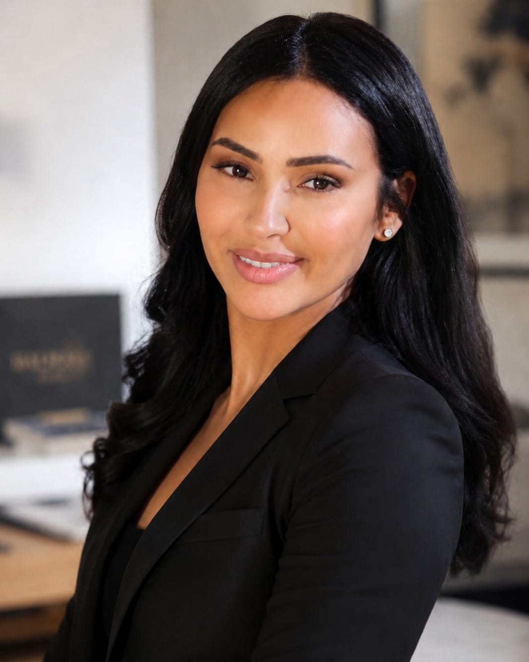 Portrait professionnel de Smahen Amrani, fondatrice de Nehams Consulting